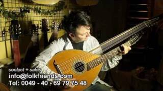 old Theorbo Guitar lute for sale [upl. by Monjan]