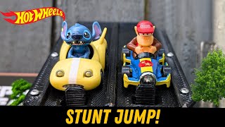 MARIO KART Hot Wheels All Stars Race  STUNT JUMP [upl. by Nairde]