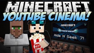 Minecraft  YOUTUBE CINEMA Web Displays Mod  Mod Showcase 164 [upl. by Alleirbag]