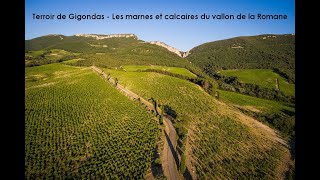 Terroir de Gigondas les marnes et calcaires du vallon de la Romane [upl. by Eniotna950]