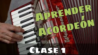 Clases de Acordeón CLASE 1  Cómo colocarse el instrumento  aprender acordeon tutorial [upl. by Aleakam425]