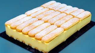 Super creamy dessert in 10 minutes No baking no gelatin [upl. by Auqeenahs522]