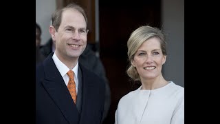 Prince Edward steps out for engagement a day after Sophie struck in the head with a golf ball [upl. by Sumahs931]