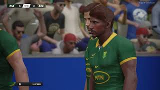 Rugby 25 South Africa Vs Argentina Gameplay [upl. by Ahdar303]