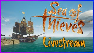 Adventuring Around With Friends On BRIG GLIMBO  Sea Of Thieves  Livestream [upl. by Auginahs]