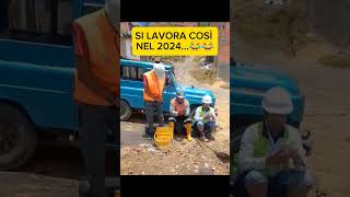 Lavori in corso shorts lavoro operaio strada cantiere meme [upl. by Knipe]