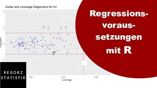 Regressionsvoraussetzungen mit R testen [upl. by Stanley]