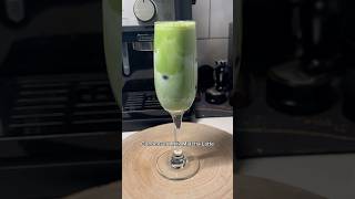 Condensed Milk Matcha Latte matcha recipe asmr aesthetic shorts [upl. by Ilak]