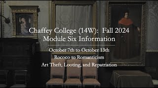 CHAFFEY COLLEGE 14WMODULE SIX INFORMATIONFALL 2024 [upl. by Lekkim]