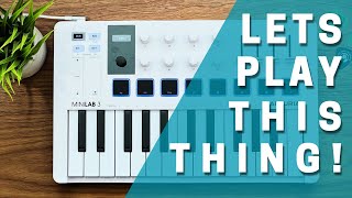 Arturia Minilab Mk3 The Ultimate Midi Controller For Beginners [upl. by Doscher662]