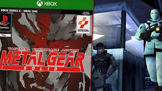 Así es METAL GEAR SOLID de PlayStation 1 en XBOX [upl. by Roswald]