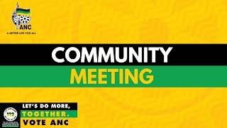 WATCH LIVE ANC Secretary General Fikile Mbalula addresses the community of Sondela in Rustenbe… [upl. by Grosberg]