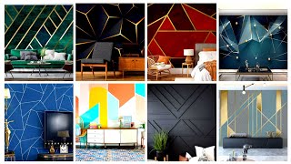 Creative Geometric Wall Art Designs  Decorate Your Wall Like These Designs  Home Decoration Place [upl. by Nivlem]