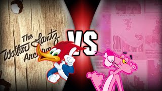 Woody Woodpecker Vs Pink Panther Universal StudiosMetro Goldwyn Mayer  VS Trailers S6 [upl. by Ahsinat]