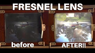 Fresnel Lens on 4x5 Large Format Camera  BEFORE AND AFTER [upl. by Nevaeh]