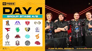 PUBG Global Series 6 Group Stage DAY 1 [upl. by Pritchett]