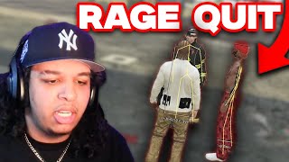 TWITCH STREAMER RAGE QUITS AFTER BEING STREAM SNIPED  GTA RP [upl. by Perrie]