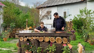 Oma kocht köstliches Dürüm im Dorf ISLAKKUCHENREZEPT [upl. by Christabelle482]