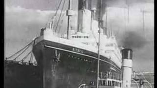 Real footage of RMS Olympic heading to the breakers yard [upl. by Lek]