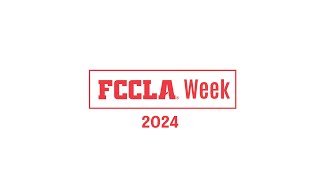 2024 FCCLA Week Recap [upl. by Adnaluy]