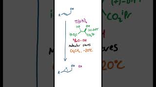 Sharpless Asymmetric Epoxidation chemistry organicchemistry ochem [upl. by Haraz679]