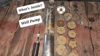 Inside A Well Pump Disassembled Motor amp Pump Is it Rebuildable [upl. by Alih]