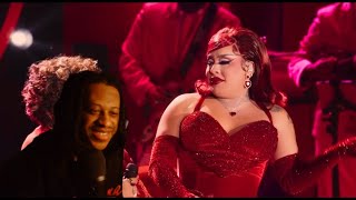 Gloria Groove  A Loba feat Alcione Ao Vivo REACTION [upl. by Avon]