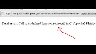 CI error  Call to undefined function redirect [upl. by Ruyam]