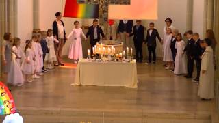 Vater unser  Erstkommunion 2015 am 14 Mai 2015 St Ludgerus Schermbeck [upl. by Adnohrahs369]