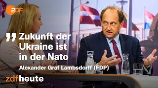 Sicherheit für die Ukraine  Nato stärken Russland provozieren  maybrit illner vom 13 Juli 2023 [upl. by Harris]