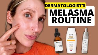 Dermatologists Morning Skincare Routine for Melasma amp Hyperpigmentation  Dr Sam Ellis [upl. by Anwahsal]