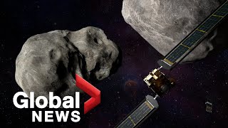 NASA DART mission deflects asteroid in worlds 1st planetary defence test with collision  FULL [upl. by Ytsirc603]