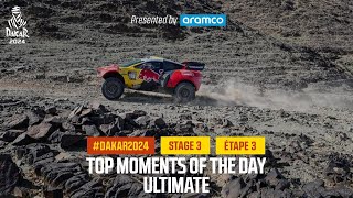 Cars Top moments  Stage 3  Dakar2024 [upl. by Aima729]