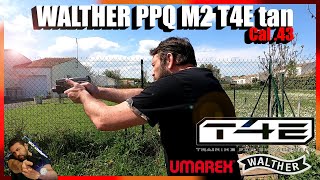 Pistolet Walther PPQ M2 Umarex T4E cal 43 entrainement et défense [upl. by Terchie]