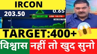 IRCON SHARE LATEST NEWS IRCON SHARE TARGET PRICE IRCON SHARE ANALYSIS IRCON SHARE FOREX NIFTY [upl. by Hniv]