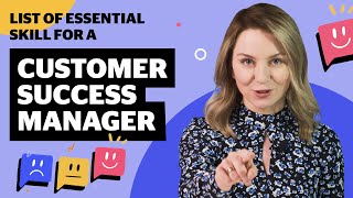 Essential skills for a customer success manager in B2B SaaS [upl. by Dnalram242]