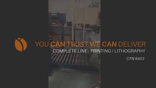 Crabtree 1200 single UV printing line  Cazander Bros amp Sis [upl. by Airun]