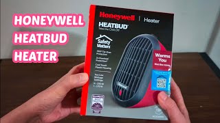 HONEYWELL HEATBUD CERAMIC PORTABLE MINI HEATER Unboxing personal heater [upl. by Yffub]