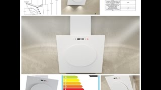 ☘️ NEG Dunstabzugshaube KF641EKB UmluftAbluft schwarz 60cm kopffrei mit LEDBeleuchtung [upl. by Maxey]