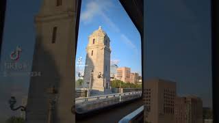 Gliding over the Longfellow on the red rocket mbta train shorts [upl. by Hamlet]