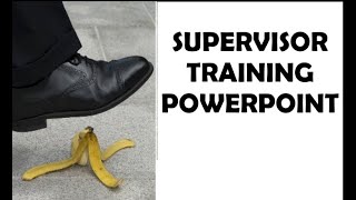 Supervisor Training PowerPoint  PPT  FirstTime Supervisor and New Supervisors Full Course HR Buy [upl. by Benedick283]