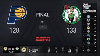 Pacers  Celtics Game 1  NBAConferenceFinals presented by Google Pixel on ESPN Live Scoreboard [upl. by Asim]