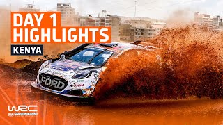 Day 1 Highlights  WRC Safari Rally Kenya 2024 [upl. by Nnaerb935]