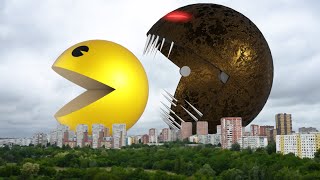 PACMAN Vs Big Monster PACMAN [upl. by Ozen362]