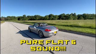 Letting the 986 Boxster S 550 Spyder sing with the Circuit Werks V2 exhaust and secondary pipes [upl. by Carlynn]