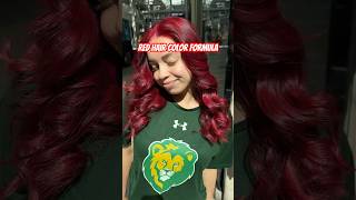 2024 fall red hair color formula  hairtok cherry hairdye haircolorinspo coloringhair fyp [upl. by Yatnuahc]