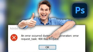 Photoshop error requesttask 400 Bad Request  Generative Fill  ALTERNATIVE SOLUTION [upl. by Nannie]