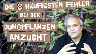 Die 8 häufigsten Fehler bei der Jungpflanzenanzucht [upl. by Ermentrude468]