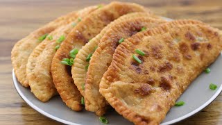 Chebureki Recipe  How to Make Beef Chebureki [upl. by Enilram]