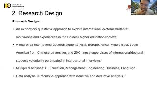 Pursuing doctoral education in China An exploration of international students’ learning journeys [upl. by Erdnua557]